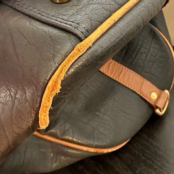 Dior vintage leather Duffel carry on bag - Picture 11 of 15